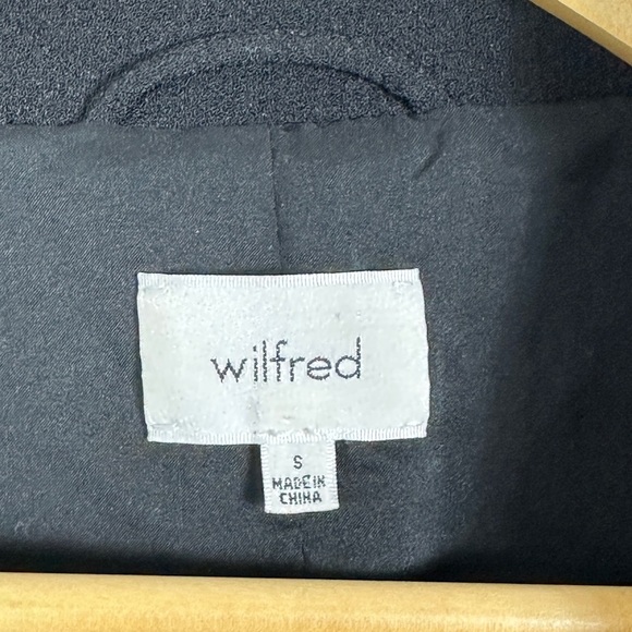 Aritzia Wilfred Mayet Jacket Black Size Small Relax Fit Japanese Fabric Minimal - Picture 7 of 14